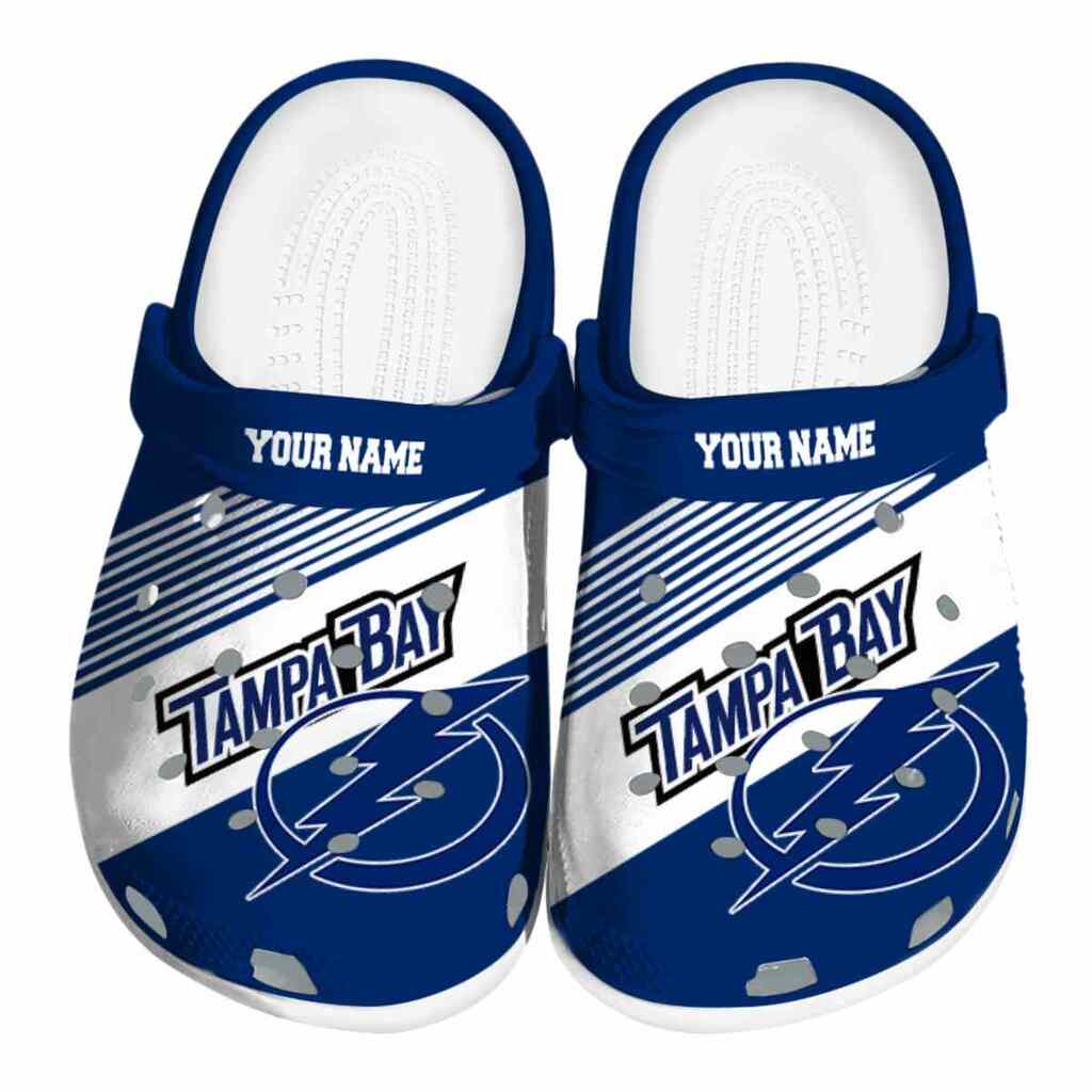 Customized Tampa Bay Lightning Vibrant Dual-Tone ClogTVC1801905