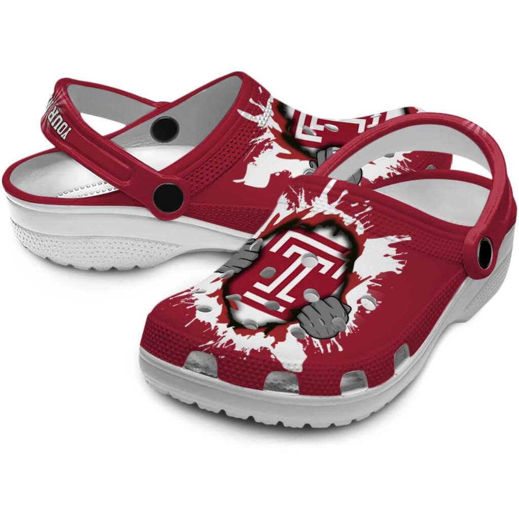 Customized Temple Owls Gripping Hand ClogTVC1801791 - Image 3