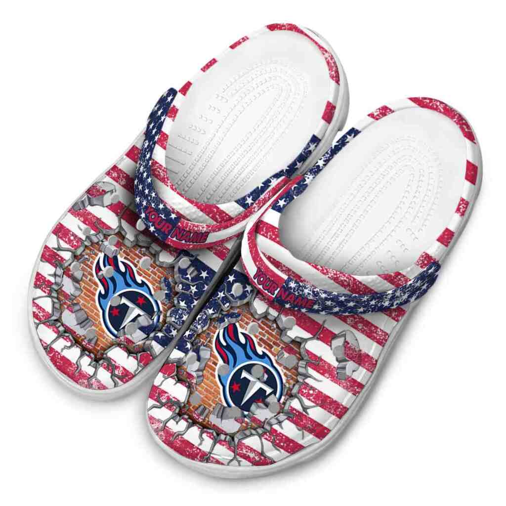 Customized Tennessee Titans Freedom Splinter ClogTVC1801158 - Image 4