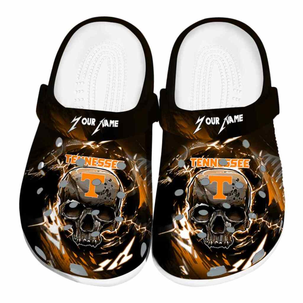 Customized Tennessee Volunteers Gothic Skull ClogTVC180167