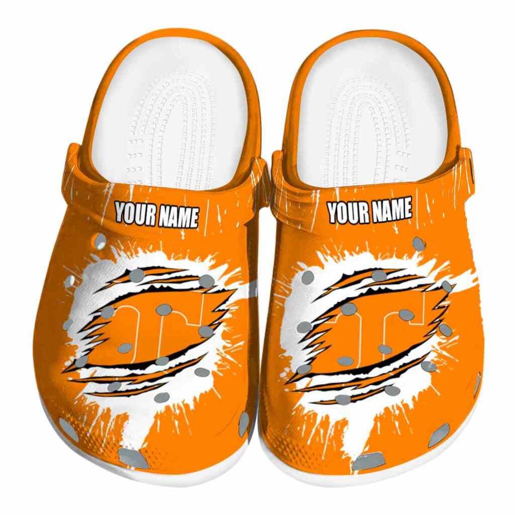 Customized Tennessee Volunteers Splash Motif Background ClogTVC180167