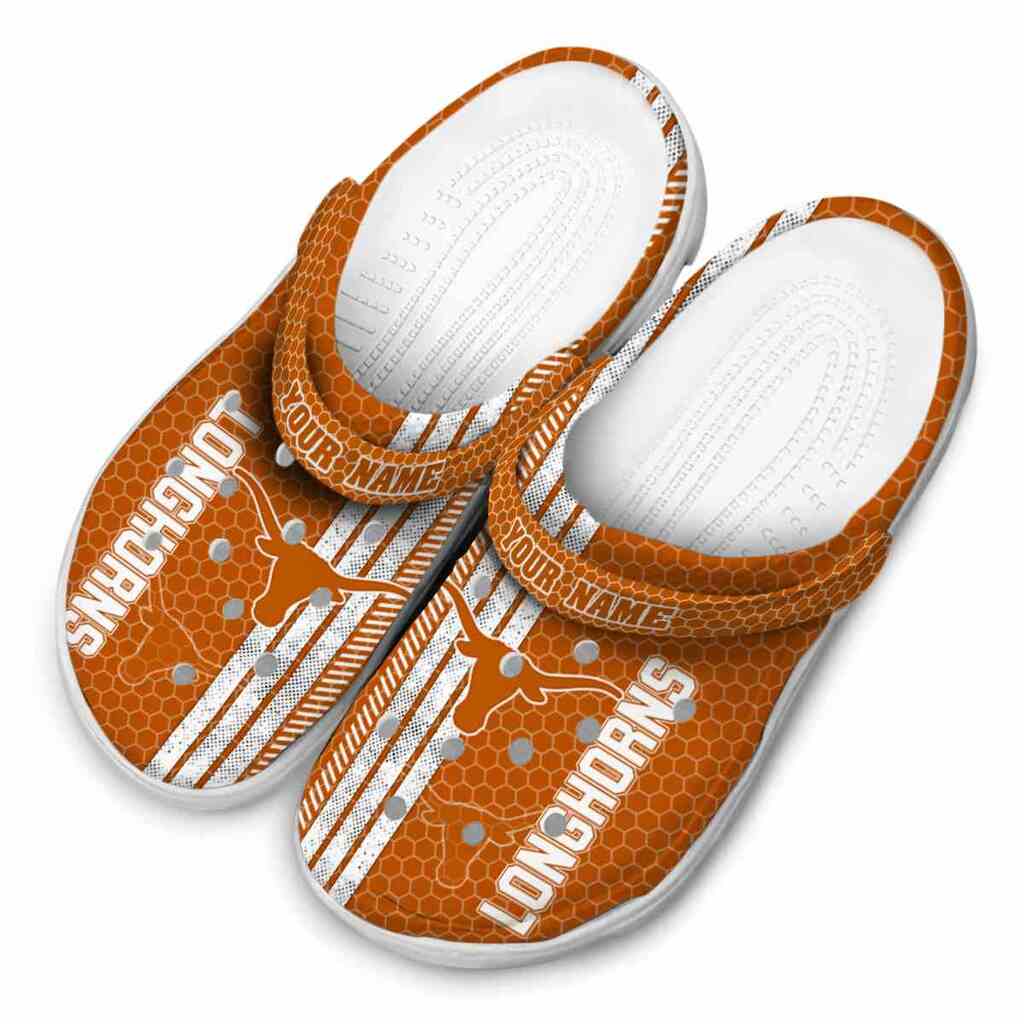 Customized Texas Longhorns Contrasting Stripes ClogTVC180167 - Image 4