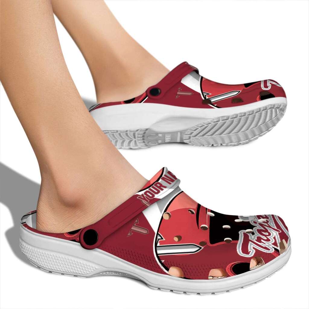 Customized Troy Trojans Baseball Helmet ClogTVC1801822 - Image 2