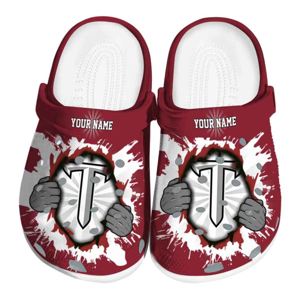 Customized Troy Trojans Gripping Hand ClogTVC1801792