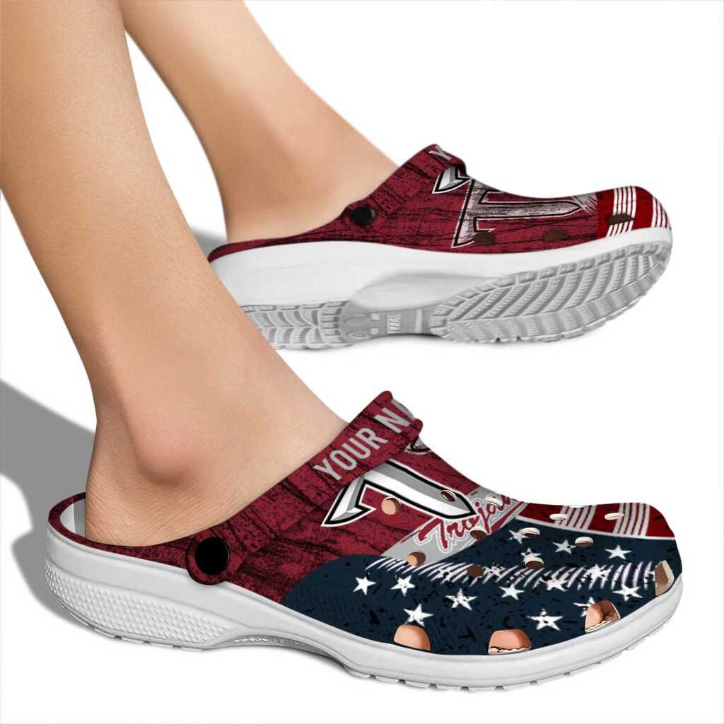 Customized Troy Trojans Star-Spangled Side Pattern ClogTVC1801728 - Image 2
