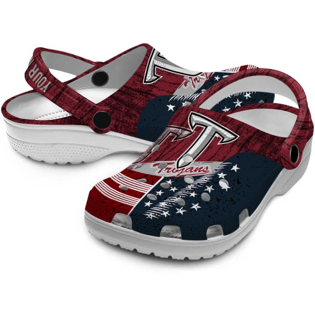 Customized Troy Trojans Star-Spangled Side Pattern ClogTVC1801728 - Image 3