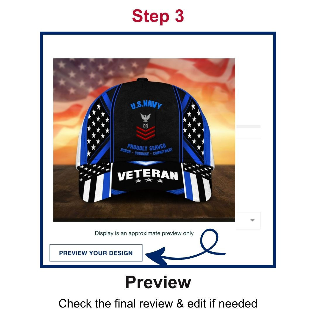 Customized U.S Air Force Command Veteran Cap Trucker Hats Custom Hats Gifts For Men & Women