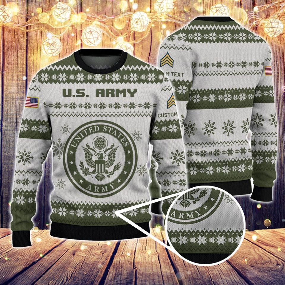 Customized U.S Veteran Sweater