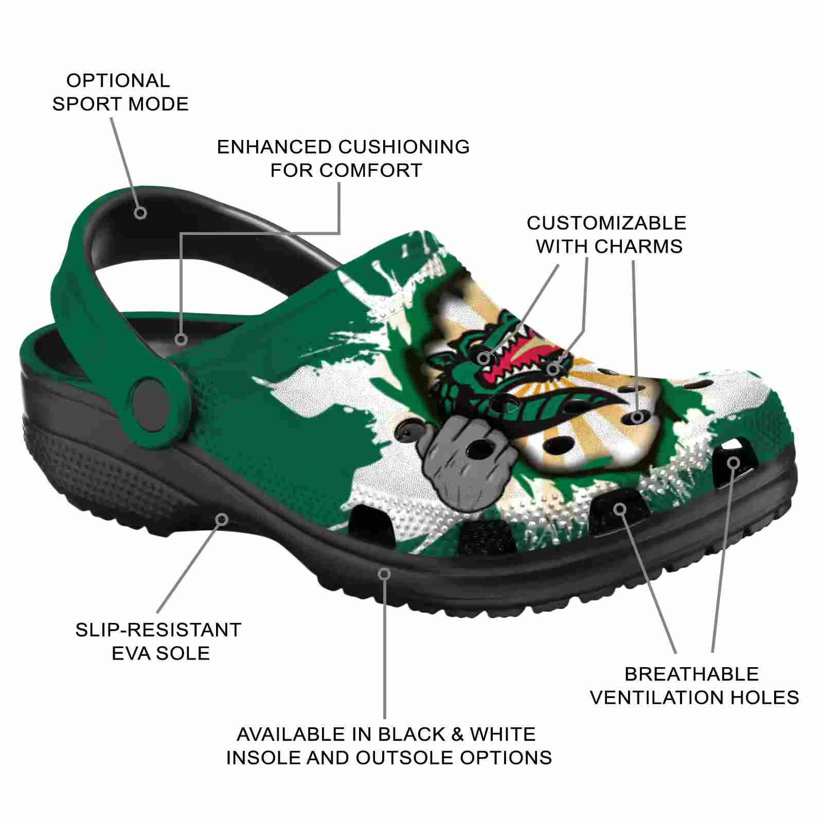 Customized UAB Blazers Gripping Hand ClogTVC1801804 - Image 5