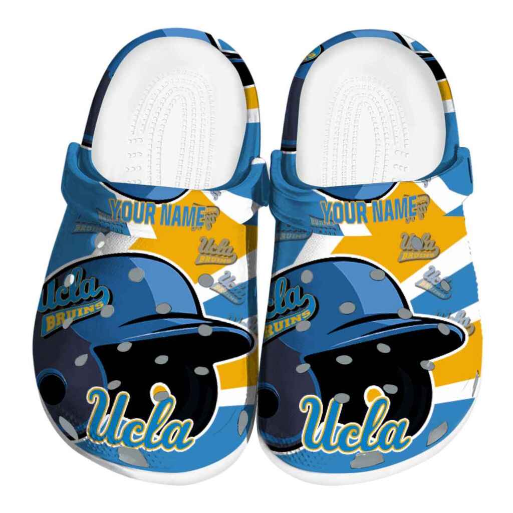 Customized UCLA Bruins Baseball Helmet ClogTVC180159