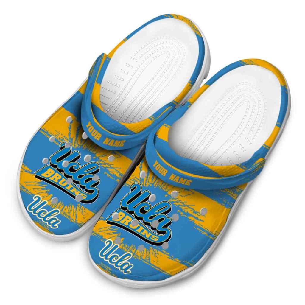 Customized UCLA Bruins Paint Splatter Graphics ClogTVC180159 - Image 4