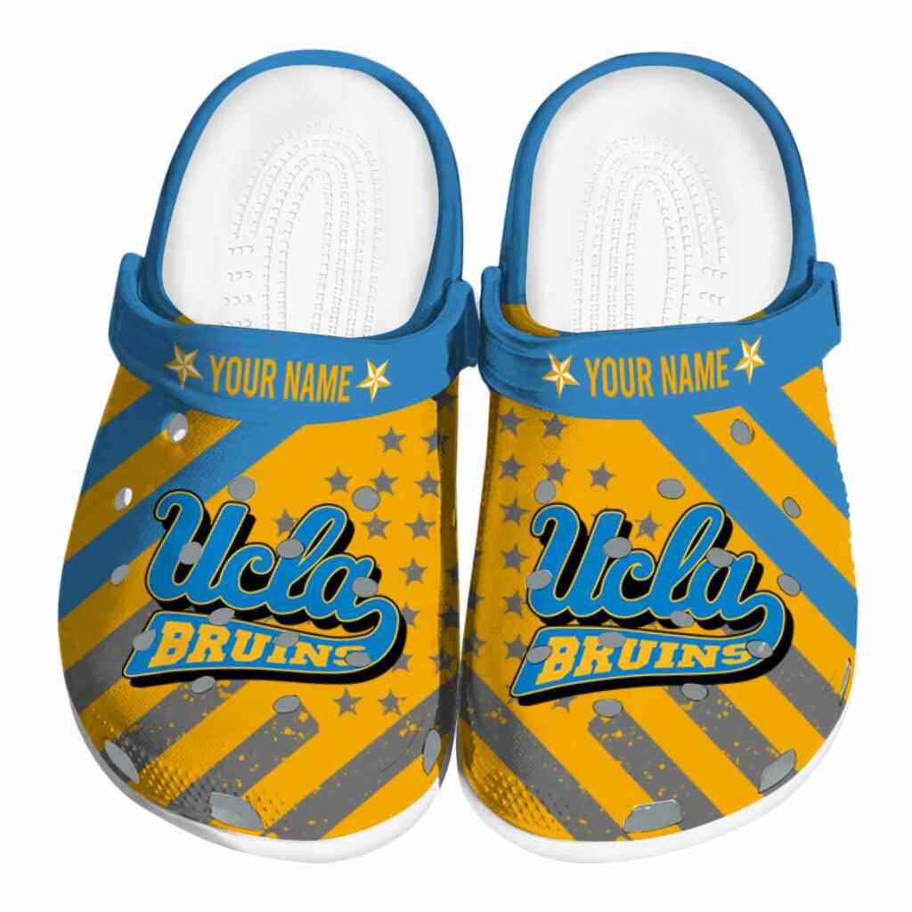 Customized UCLA Bruins Star-Spangled Graphic ClogTVC180159