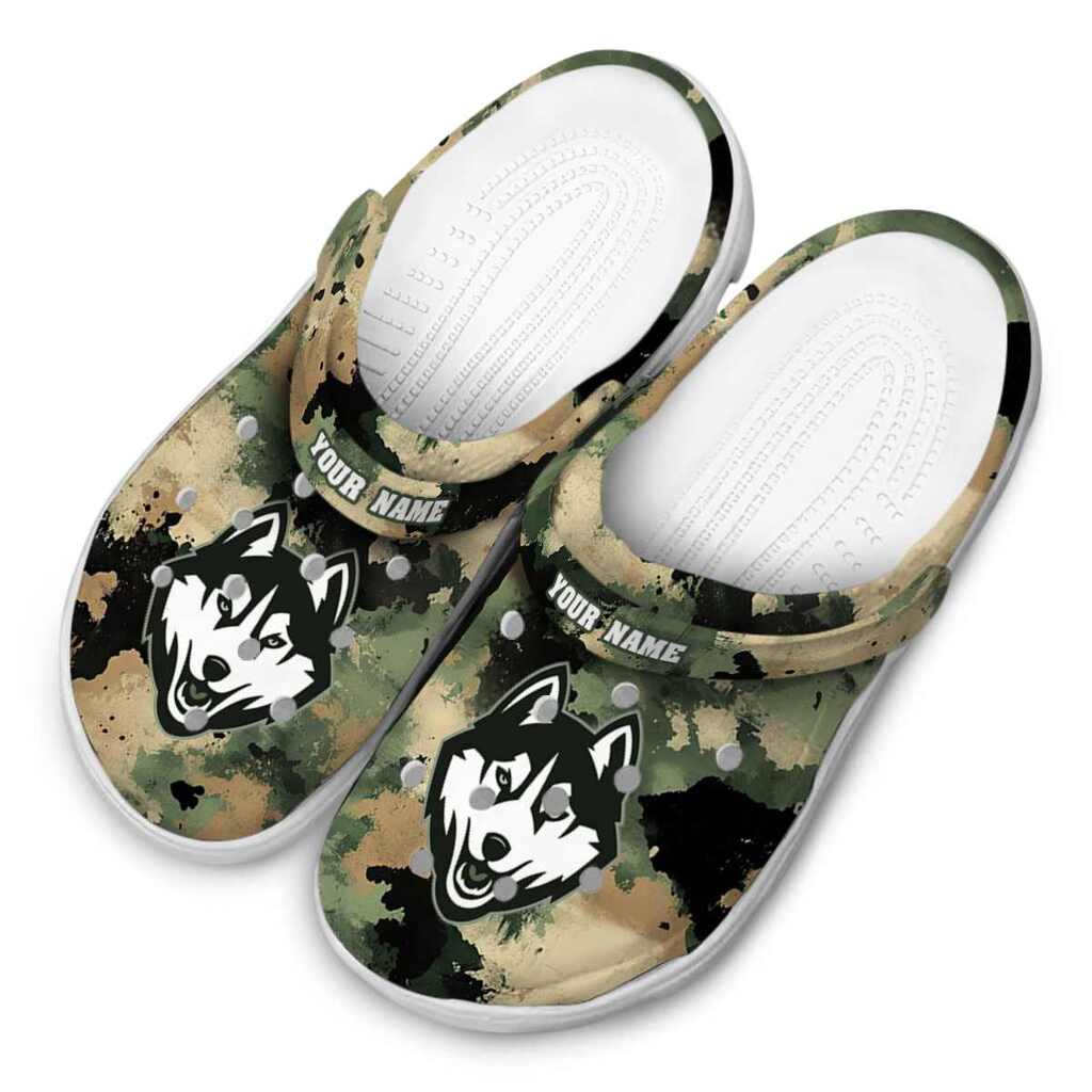 Customized UConn Huskies Camouflage Craze ClogTVC1801776 - Image 4
