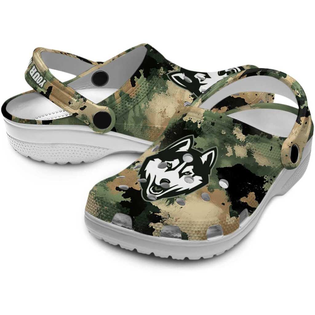 Customized UConn Huskies Camouflage Craze ClogTVC1801776 - Image 3