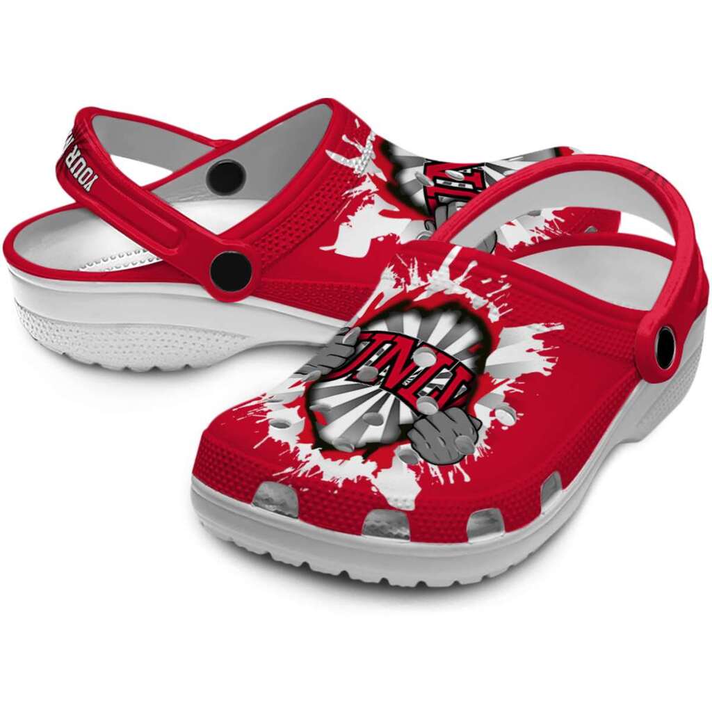 Customized UNLV Rebels Gripping Hand ClogTVC1801803 - Image 3