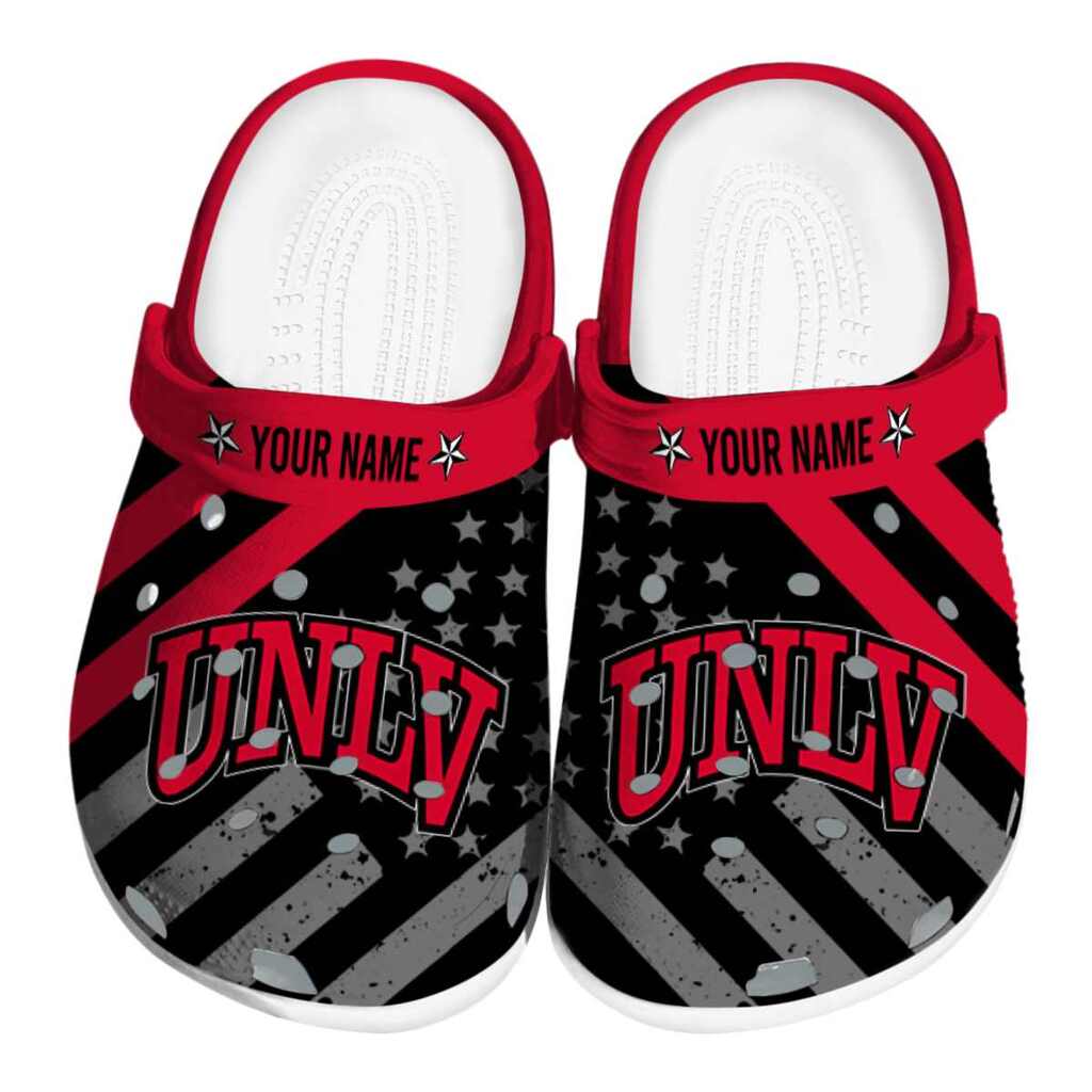 Customized UNLV Rebels Star-Spangled Graphic ClogTVC1801826