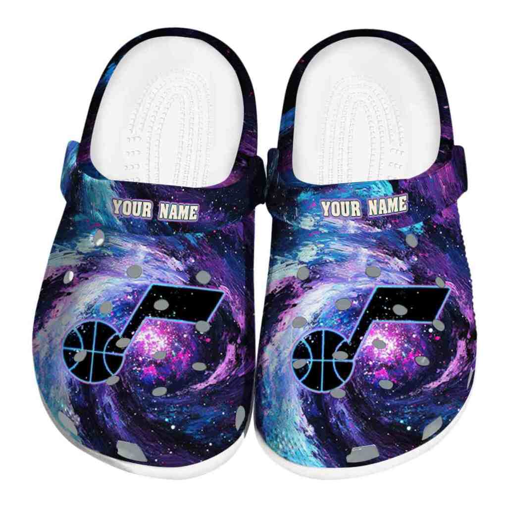 Customized Utah Jazz Galaxy Swirl ClogTVC1801733