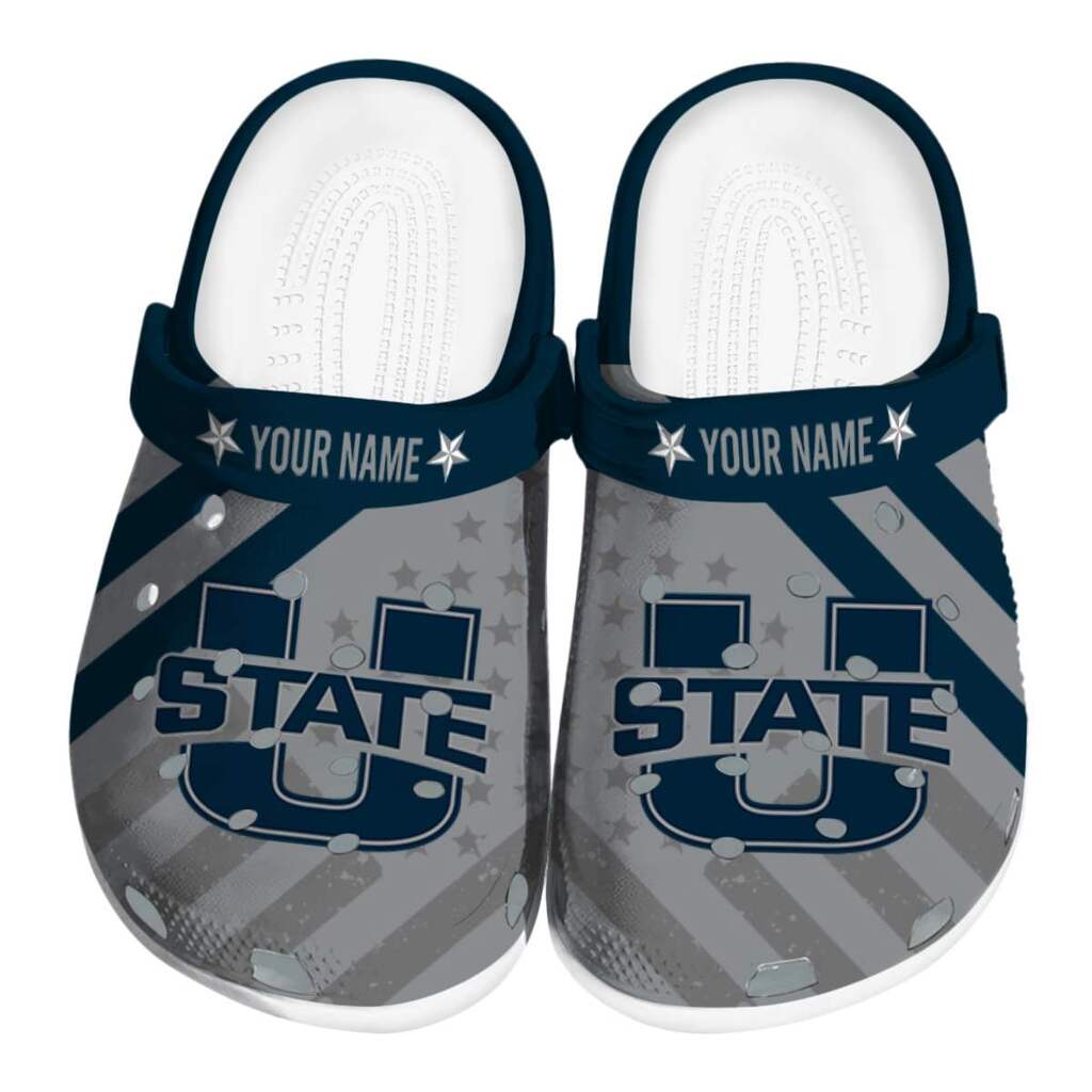Customized Utah State Aggies Star-Spangled Graphic ClogTVC1801825
