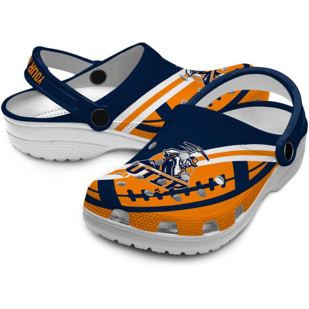 Customized UTEP Miners Football Motif ClogTVC1801803 - Image 3