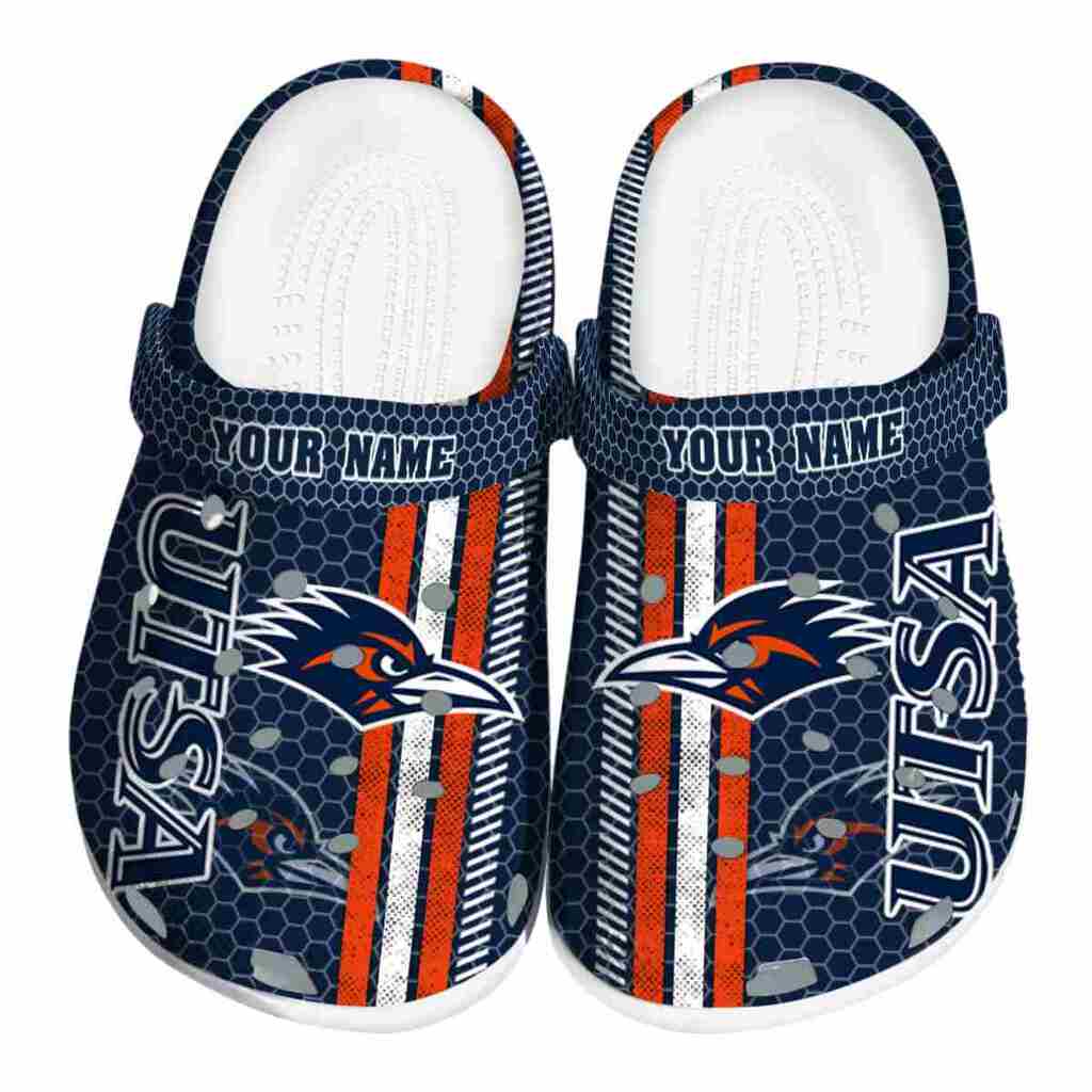 Customized UTSA Roadrunners Contrasting Stripes ClogTVC1801744