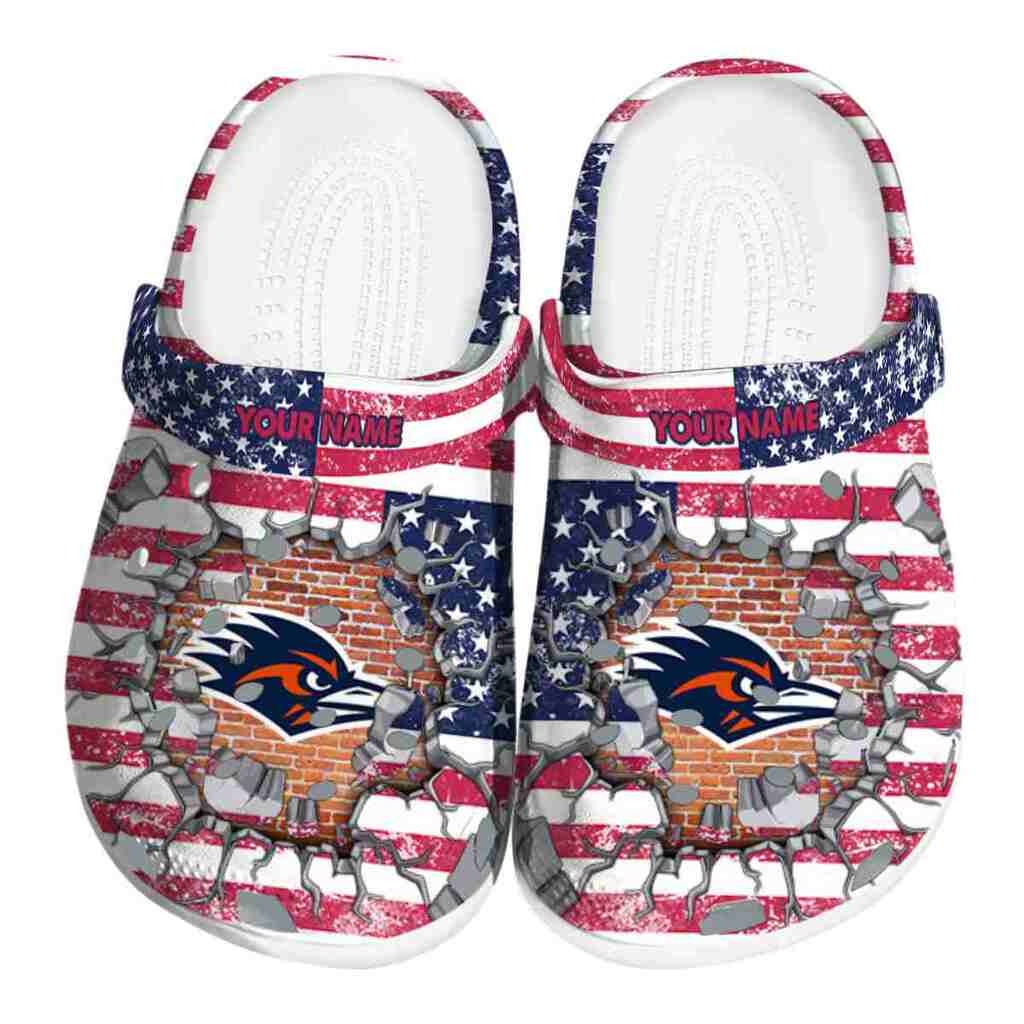Customized UTSA Roadrunners Freedom Splinter ClogTVC1801827