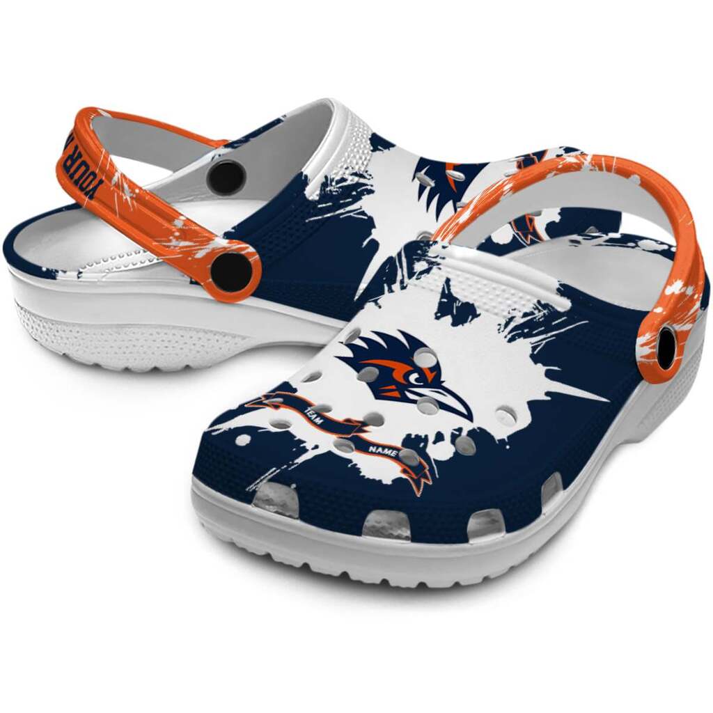 Customized UTSA Roadrunners Splatter Pattern ClogTVC1801744 - Image 3