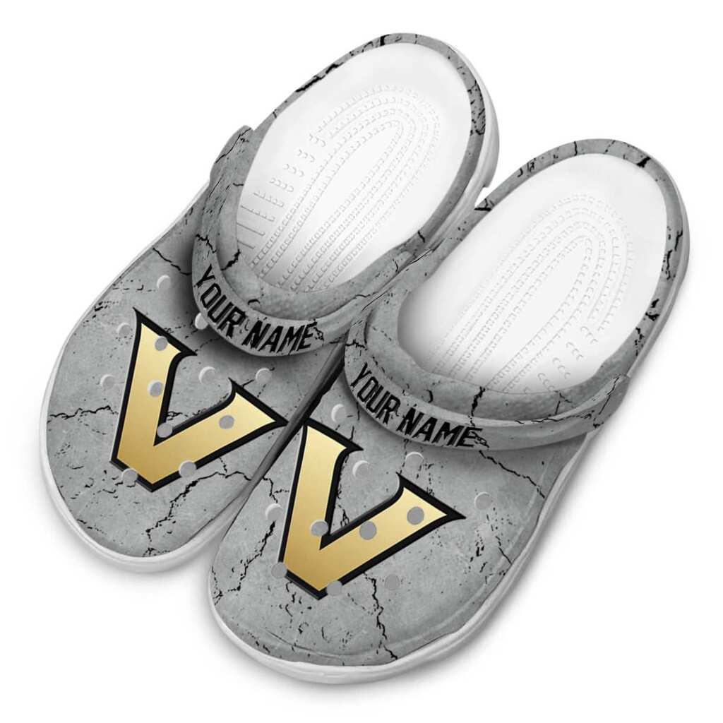 Customized Vanderbilt Commodores Cracked Texture ClogTVC1801796 - Image 4