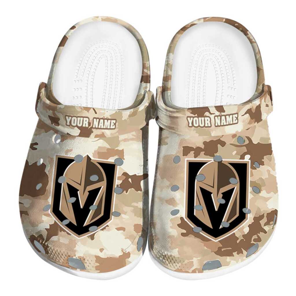 Customized Vegas Golden Knights Desert Camo ClogTVC1801892