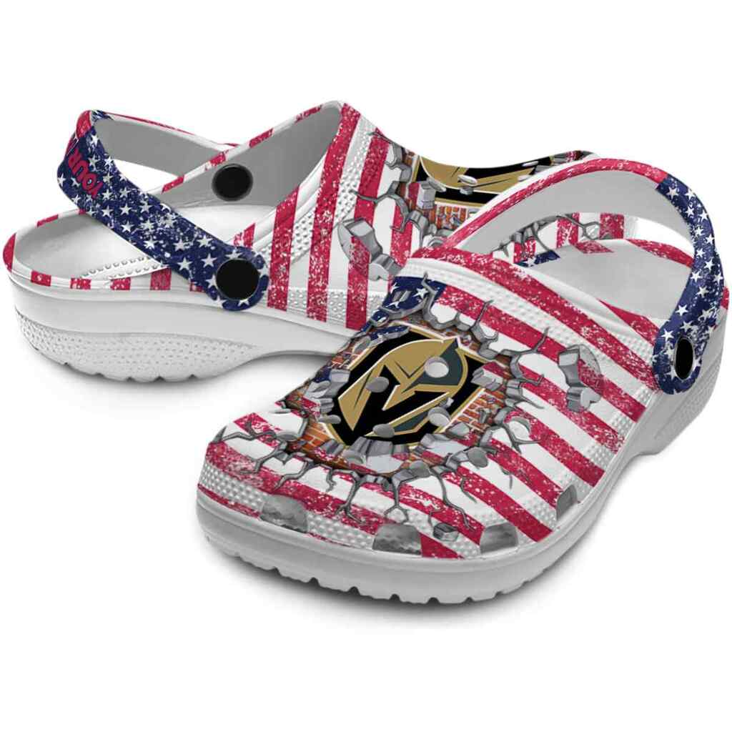 Customized Vegas Golden Knights Freedom Splinter ClogTVC1801891 - Image 3