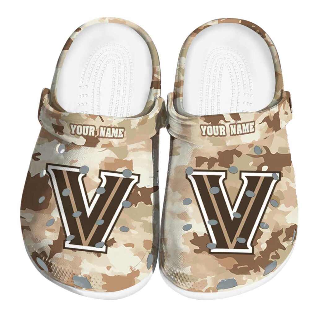 Customized Villanova Wildcats Desert Camo ClogTVC1801774