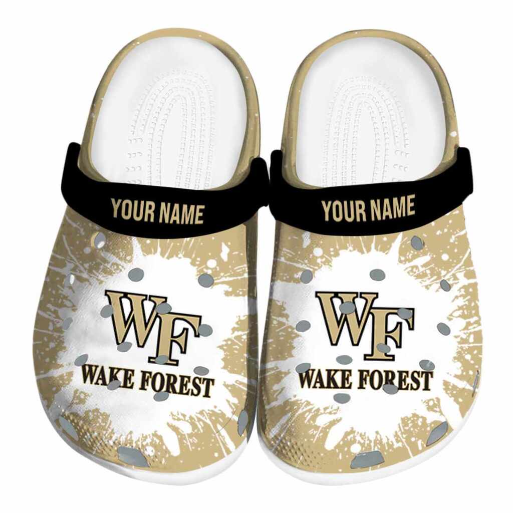 Customized Wake Forest Demon Deacons Splash Art ClogTVC1801719