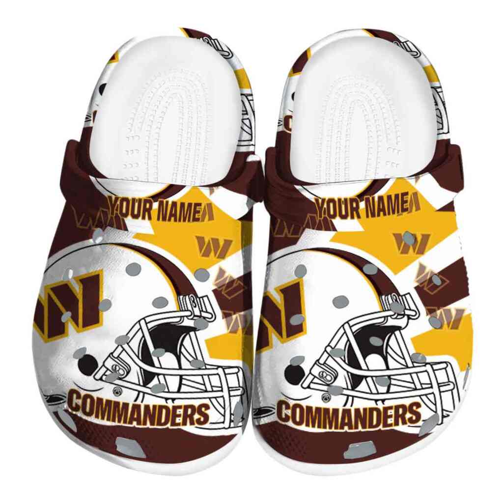 Customized Washington Commanders Football Helmet ClogTVC1801131