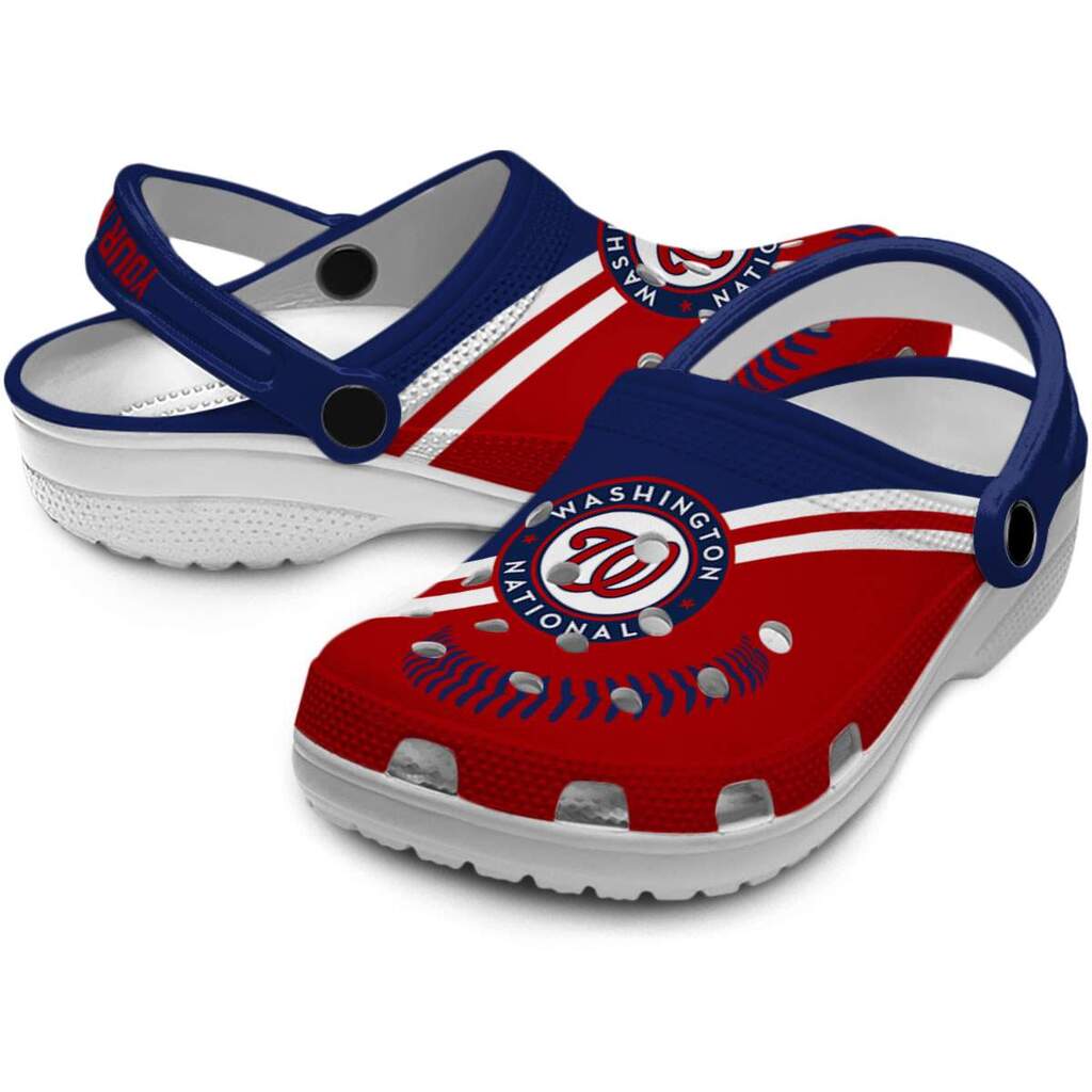 Customized Washington Nationals Baseball Motif ClogTVC180173 - Image 3