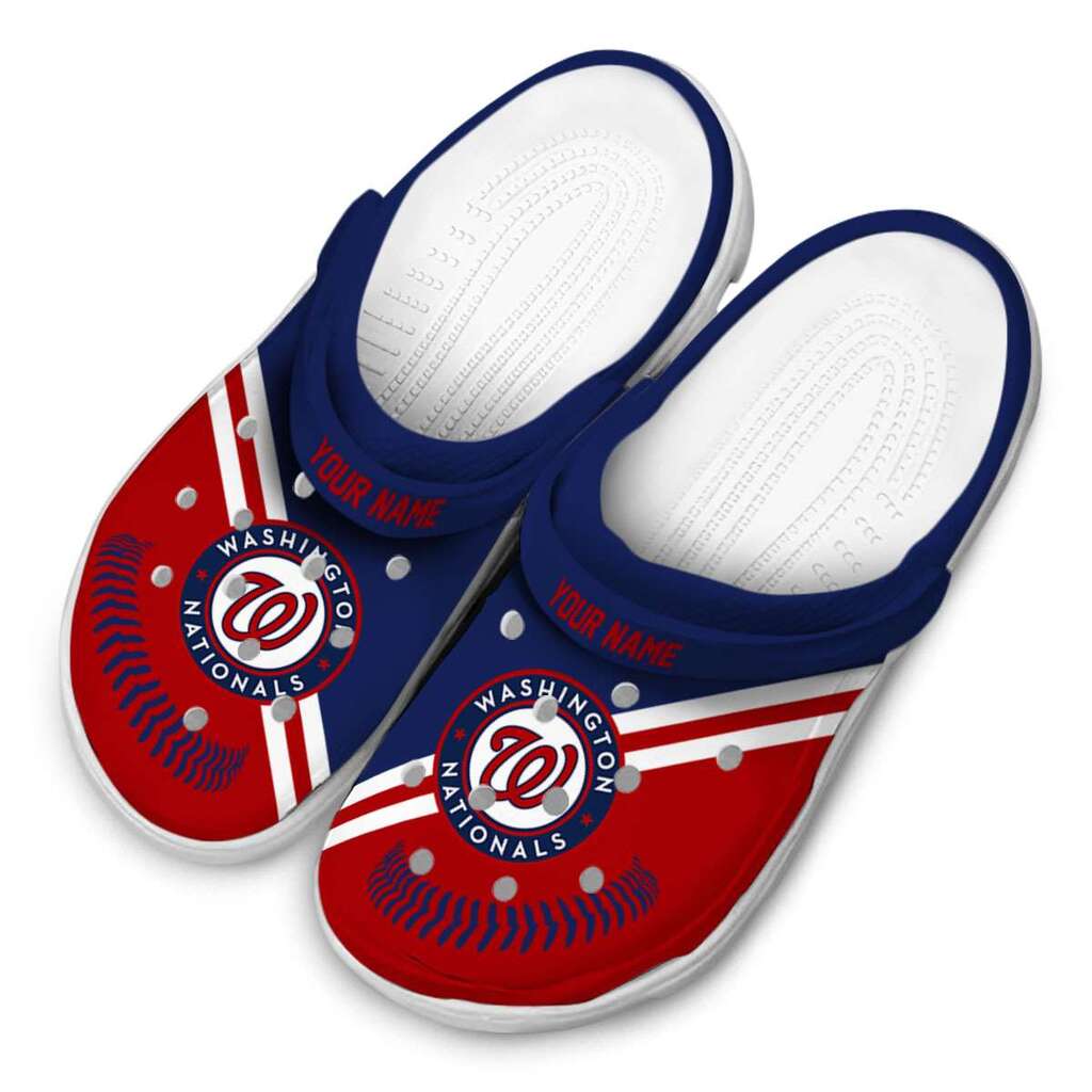 Customized Washington Nationals Baseball Motif ClogTVC180173 - Image 4