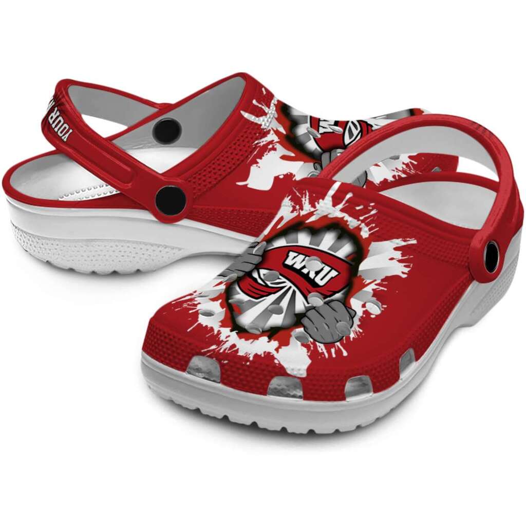 Customized Western Kentucky Hilltoppers Gripping Hand ClogTVC1801804 - Image 3
