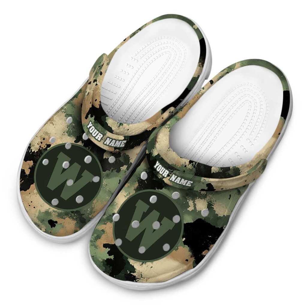 Customized Western Michigan Broncos Camouflage Craze ClogTVC1801775 - Image 4