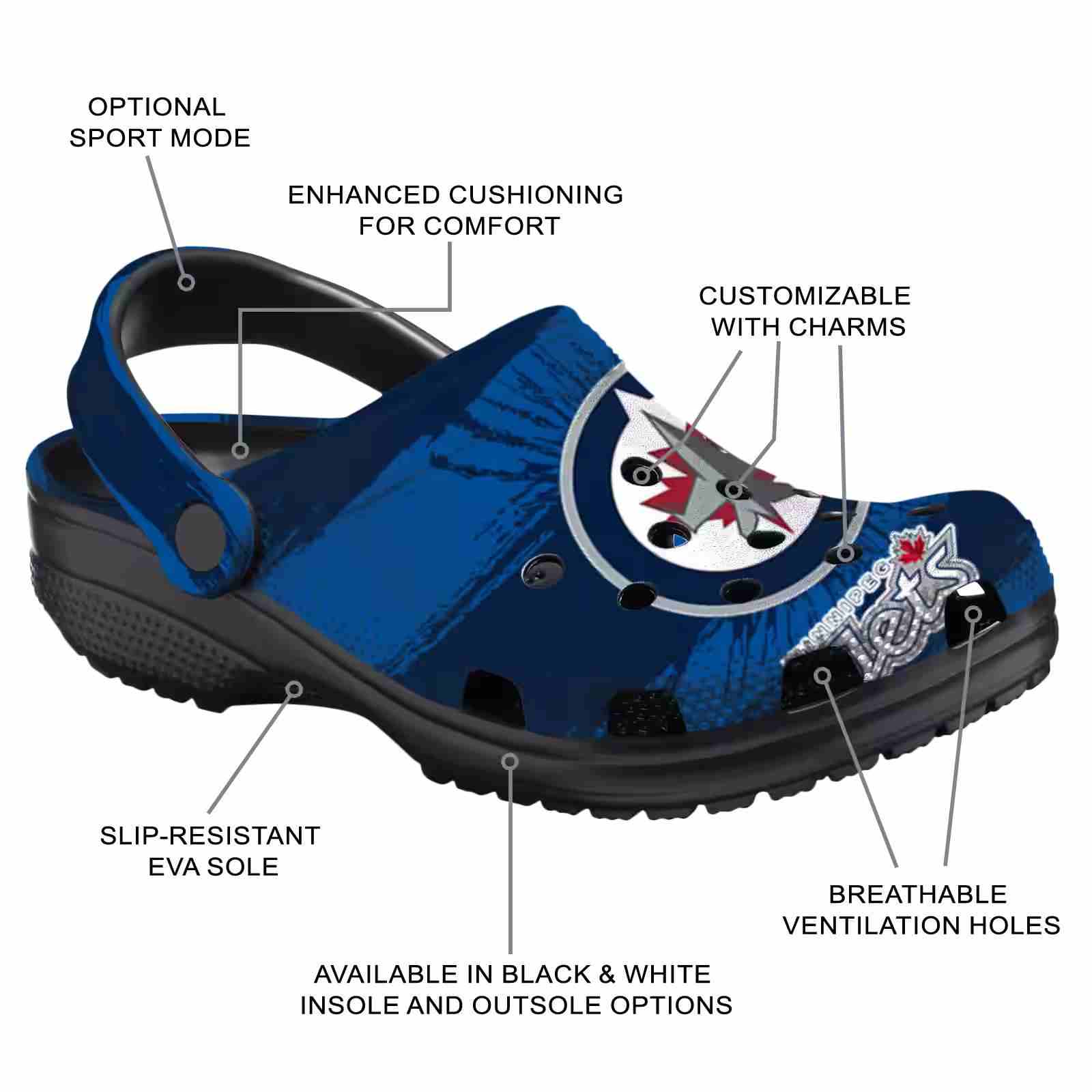 Customized Winnipeg Jets Paint Splatter Graphics ClogTVC1801896 - Image 5