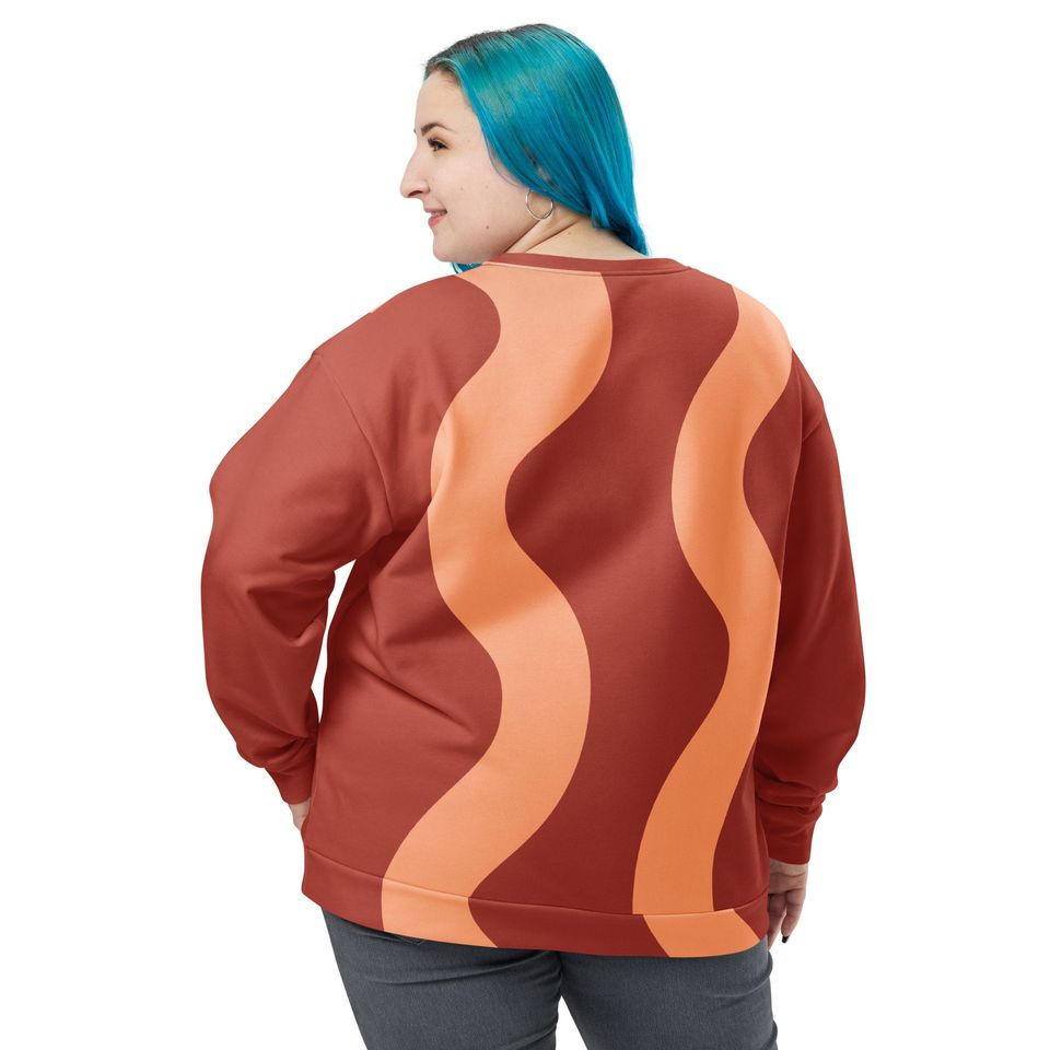 Cute bacon sweatshirt, gift for bacon lovers, Halloween costume, Unisex Sweatshirt - Image 7