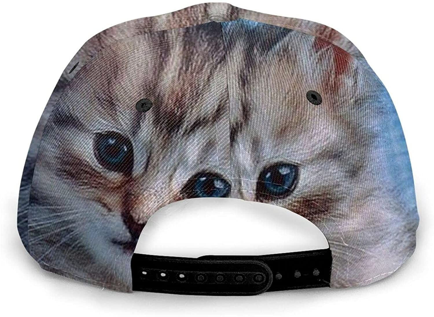 Cute Cat Classic Baseball 3D Cap Adjustable Twill Sports Dad Hats For Unisex Trucker Hats Custom Hats Gifts For Men & Women