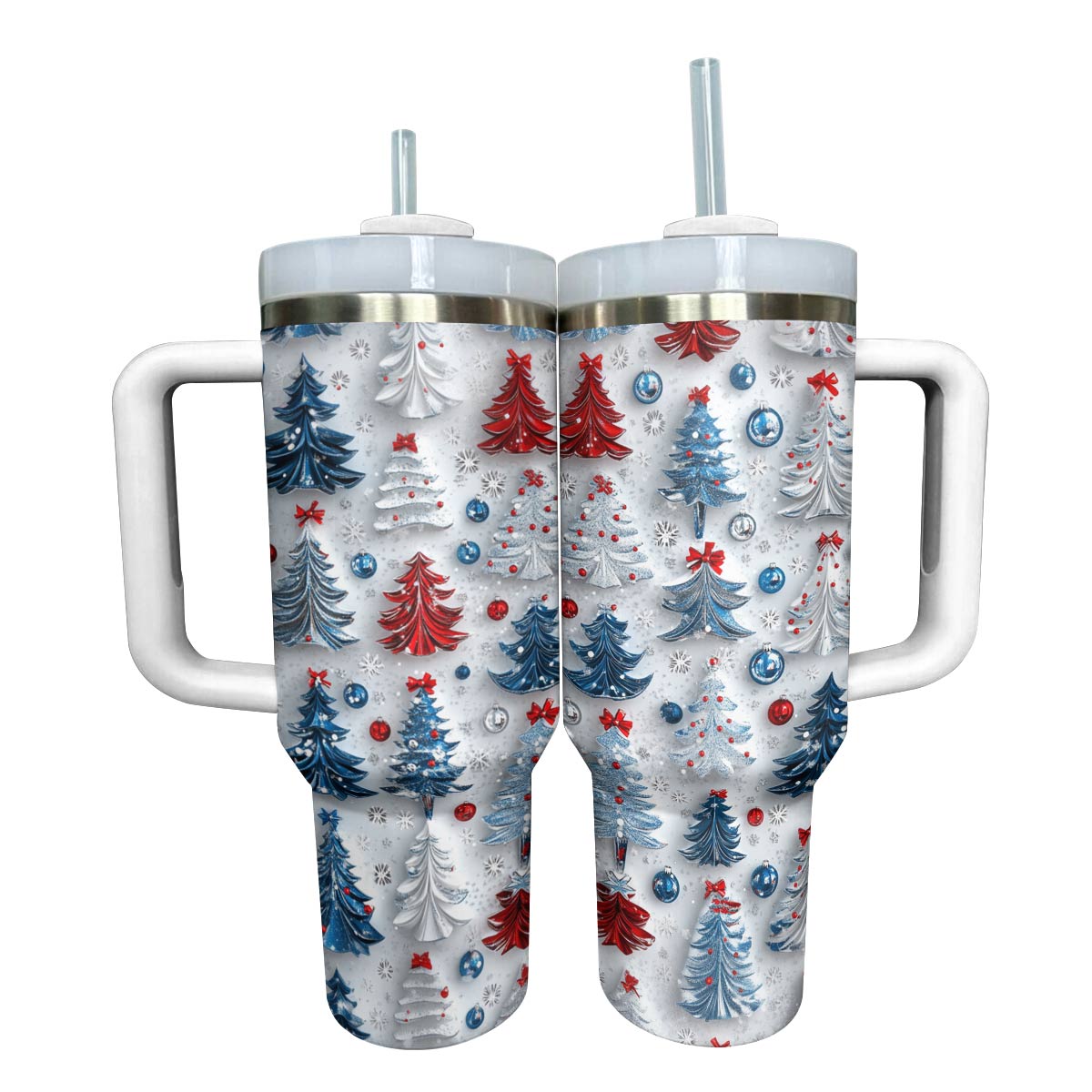 Cute Christmas Trees Custom Stanley Cup 40 oz 30 oz Tumbler With HandleTVC2301487