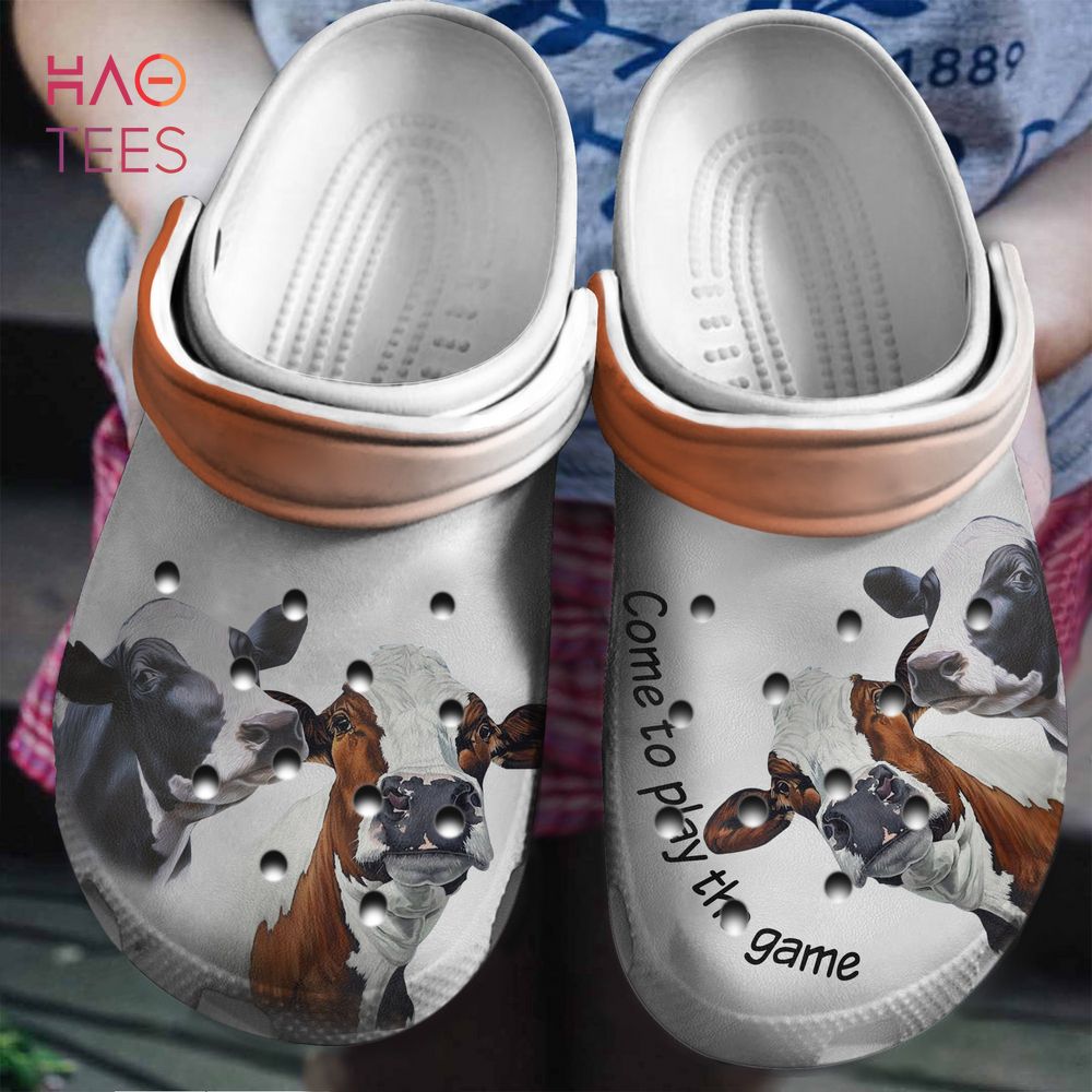 Cute CowAnimal Crocs Crocband Clogs Shoes Comfortable For Men Women and Kids