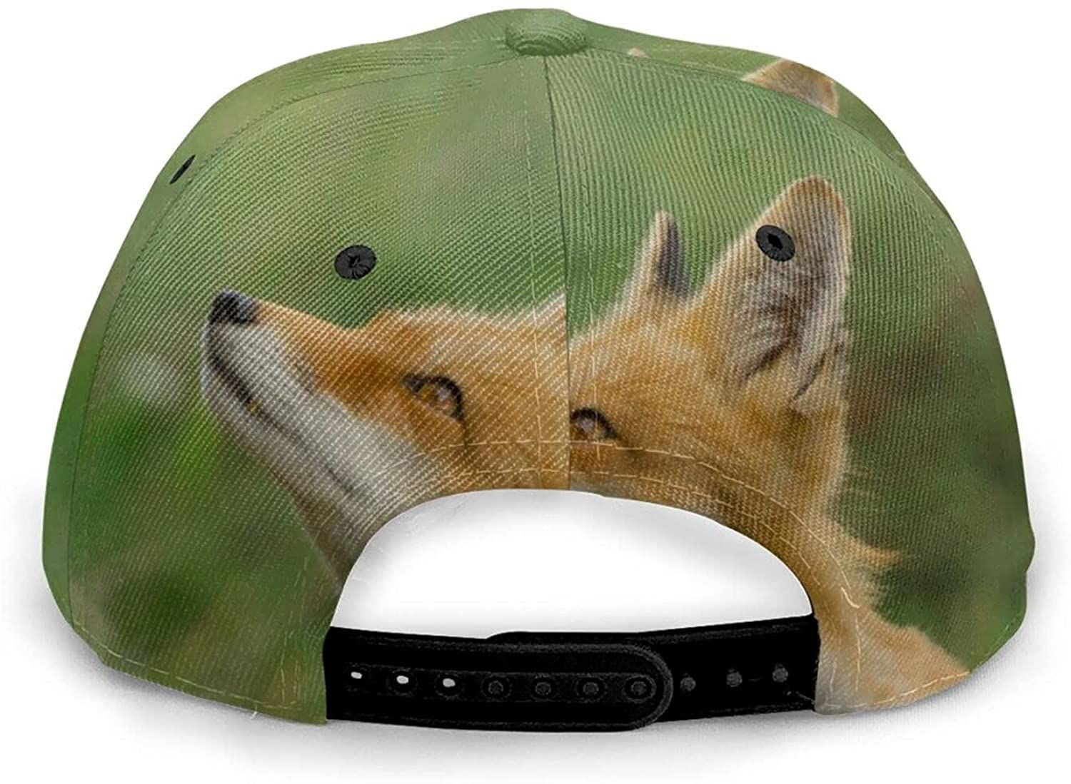 Cute Fox Print Classic Baseball 3D Cap Adjustable Twill Sports Dad Hats For Unisex Trucker Hats Custom Hats Gifts For Men & Women