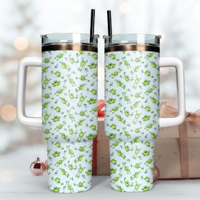 Cute Frog Artwork Custom Stanley Cup 40 oz 30 oz Tumbler With HandleTVC2301246