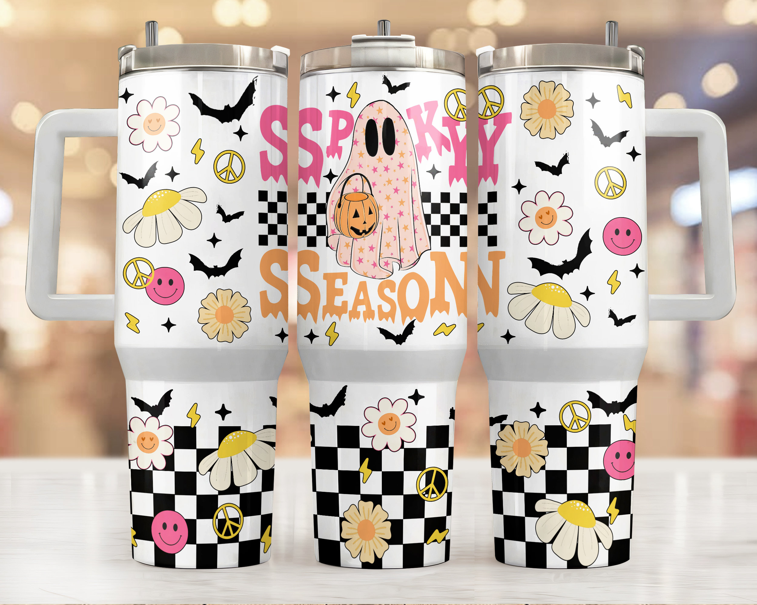 Cute Ghost Custom Stanley Cup 40 oz 30 oz Tumbler With HandleTVC2301957