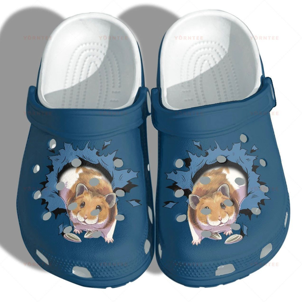 Cute Hamsters Shoes - Girl Who Love Guinea Pigs Mouse Funny Gift For Lover Rubber clog Shoes Comfy Footwear