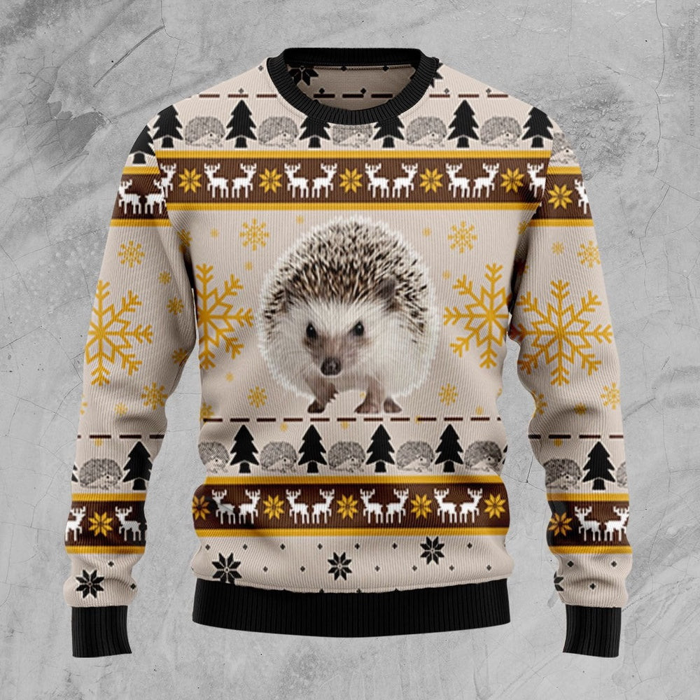 Cute Hedgehog Ugly Christmas Sweater Gift For Christmas