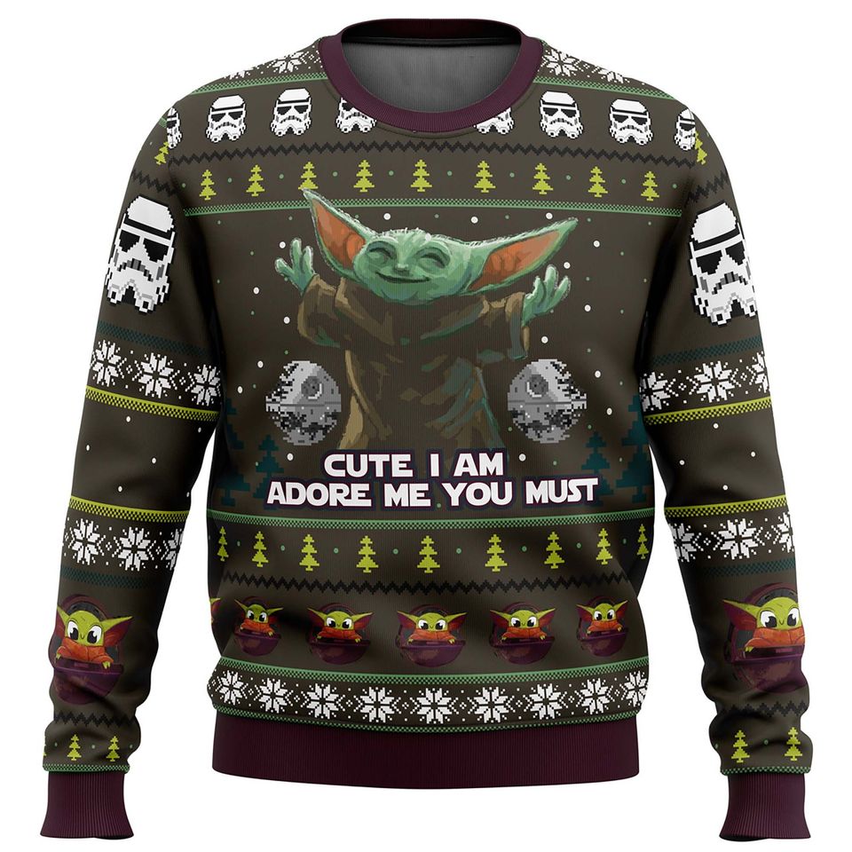 Cute I Am Adore Me You Must Ugly Christmas Sweater