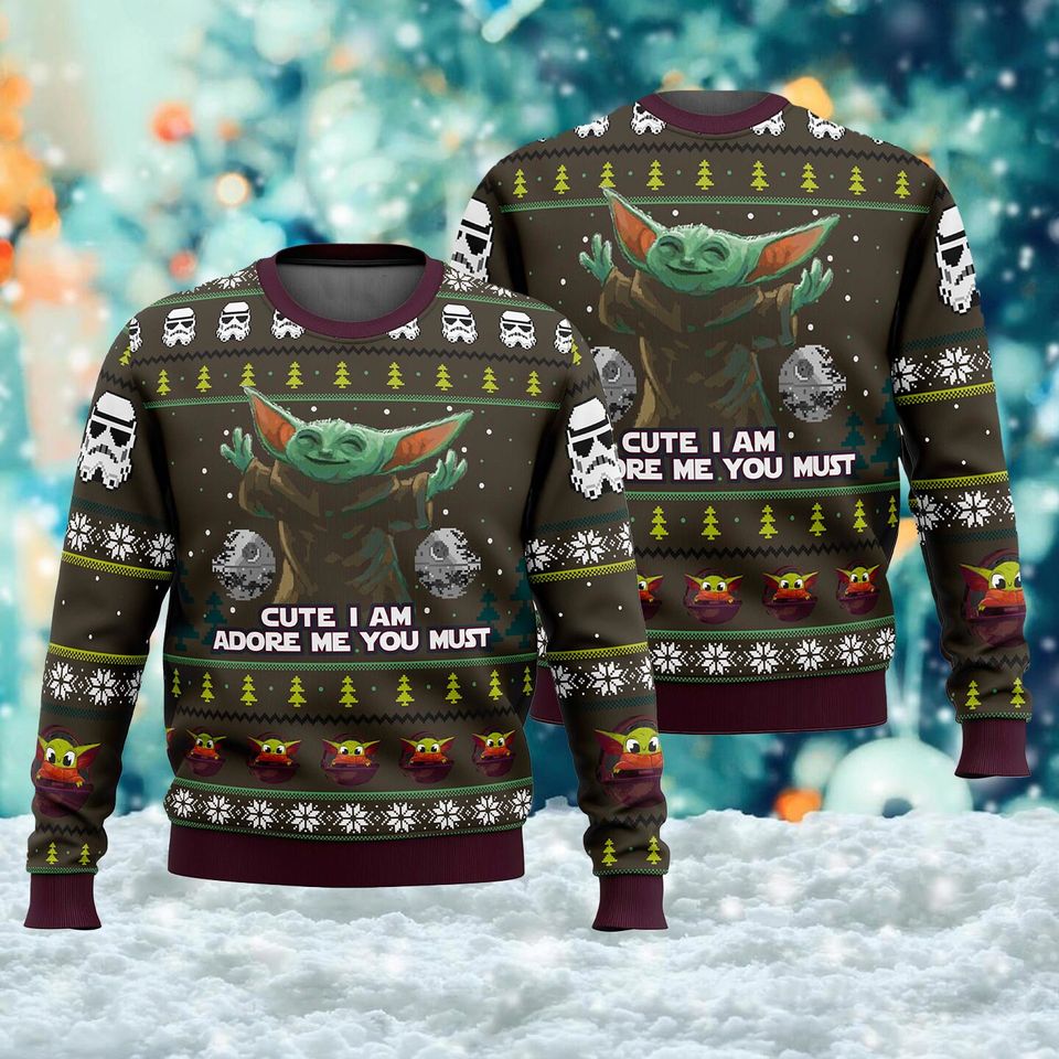 Cute I Am Adore Me You Must Ugly Christmas Sweater