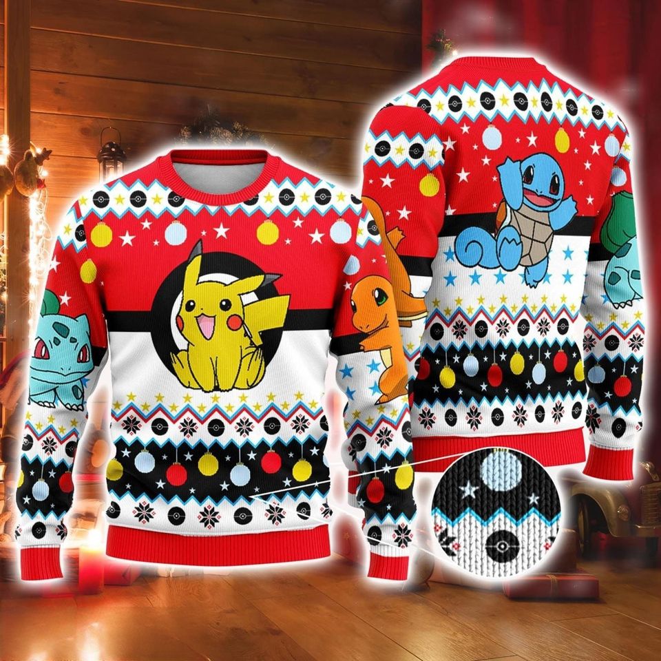 Cute Monsters 3D shirt, Animation Movie Ugly Christmas Sweater