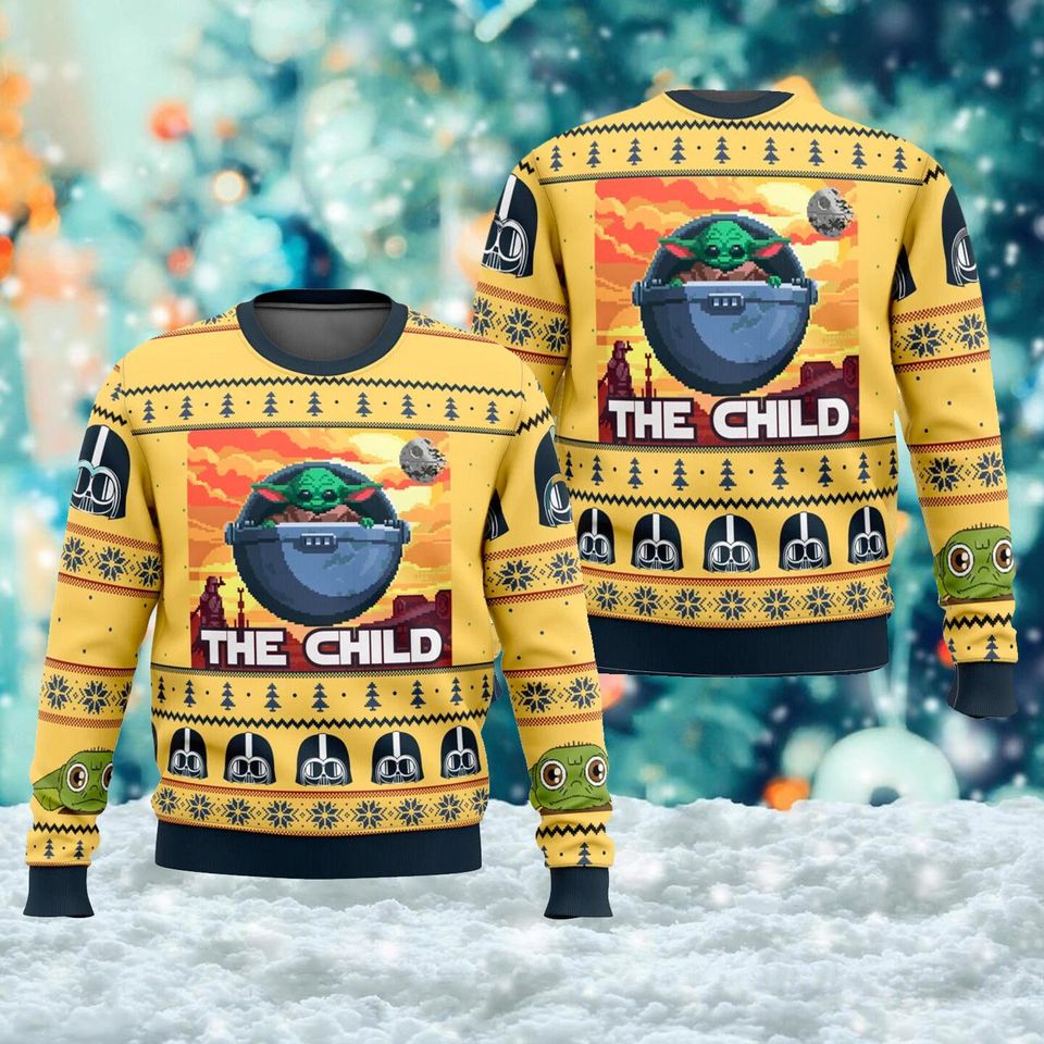 Cute Star Baby Character Ugly Christmas Sweater